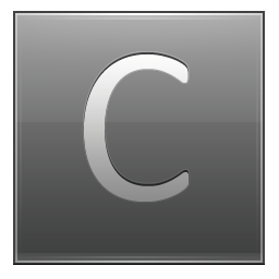 Letter C grey Vector Icons free download in SVG, PNG Format